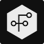 Factored logo